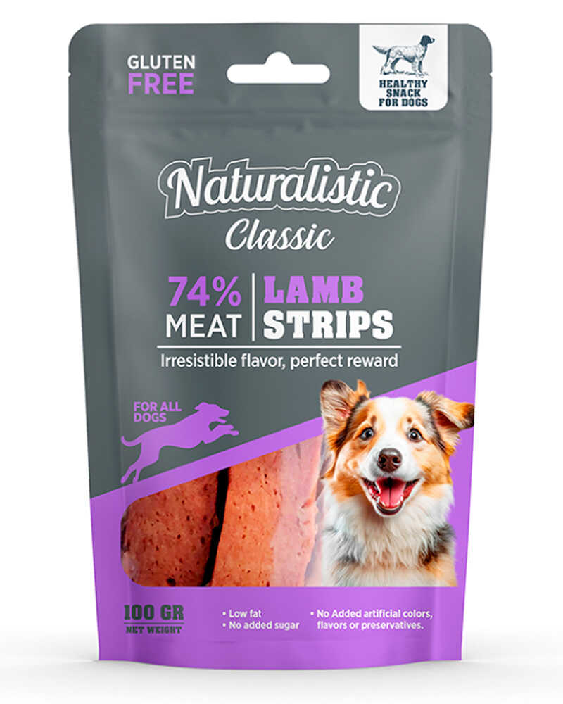 Naturalistic Lamb Strips 100 Gr