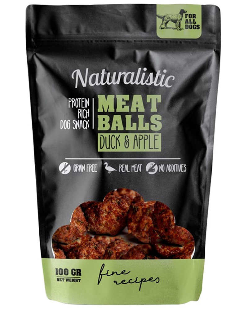 Naturalistic Meatballs Duck And Apple 100 Gr
