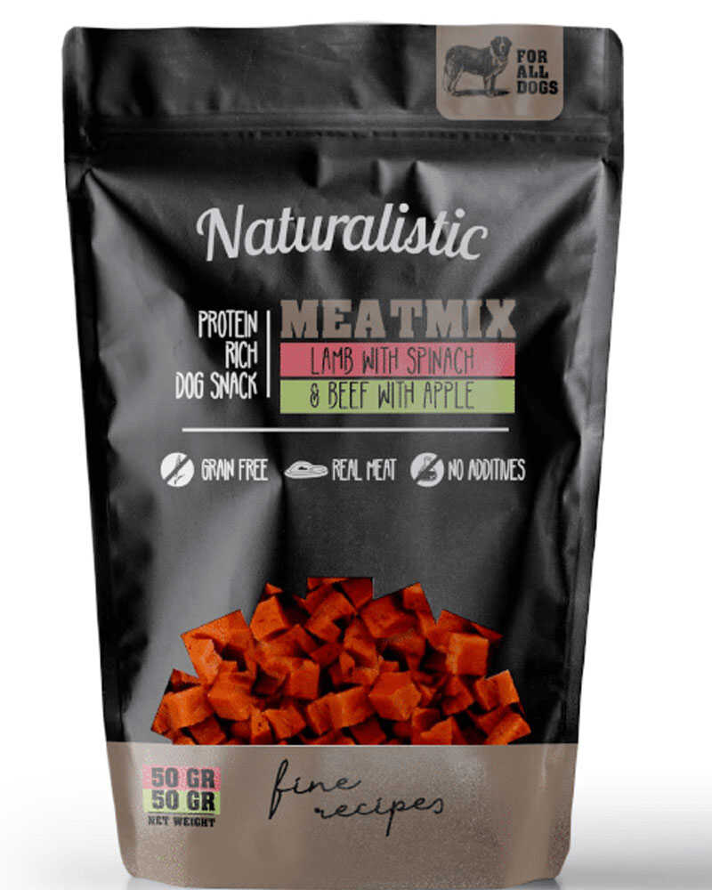 Naturalistic Meatmix Lamb y Spinach y Beef y Apple 100 Gr