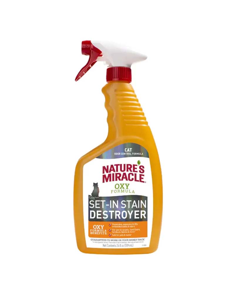 Natures Miracle Fórmula Oxi eliminadora de manchas incrustadas 709 ml