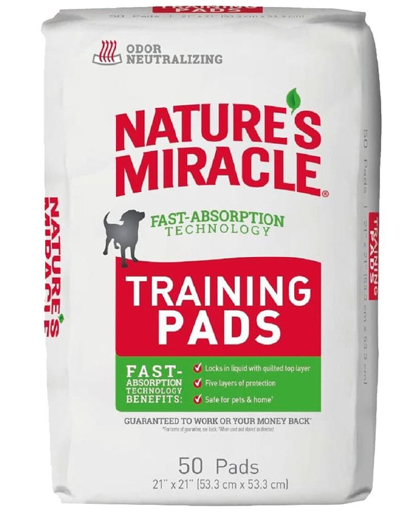 Natures Miracle Sabanillas Perro Training Pads 50 Unidades