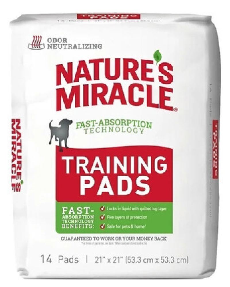 Natures Miracle Sabanillas Training Pads 14 Unidades