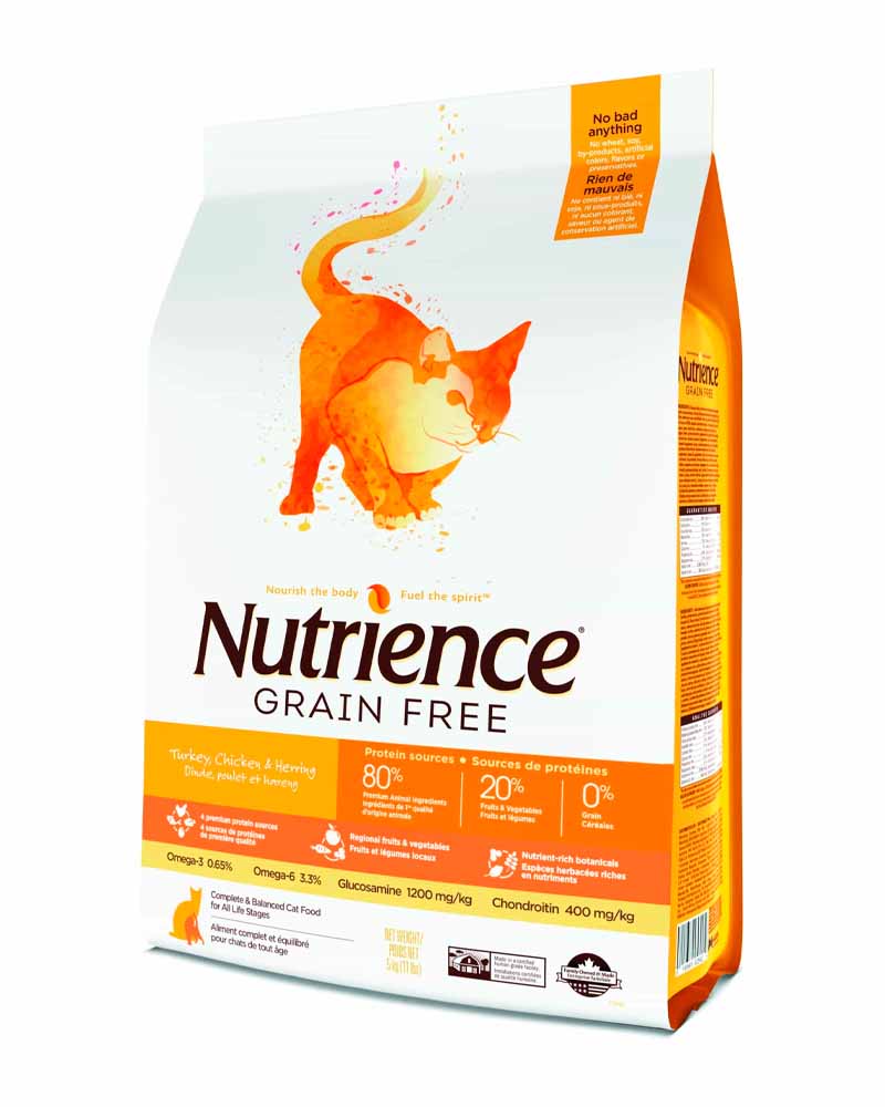 Nutrience Grain Free Cat Pavo Pollo Arenque 2.5 Kg