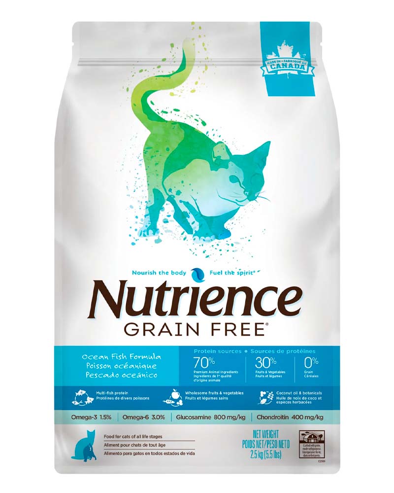 Nutrience Grain Free Cat Pescado 2.5 Kg