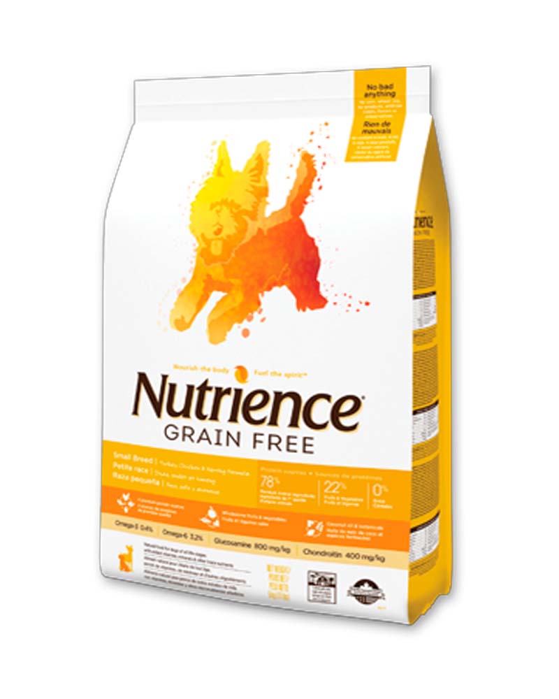 Nutrience Grain Free Dog Pavo Pollo Arenque Small bite 2.5 Kg