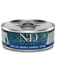 Thumbnail for NyD Cat Ocean Tuna. Cod. Shrimp y Pumpkin Kitten 80 Gr