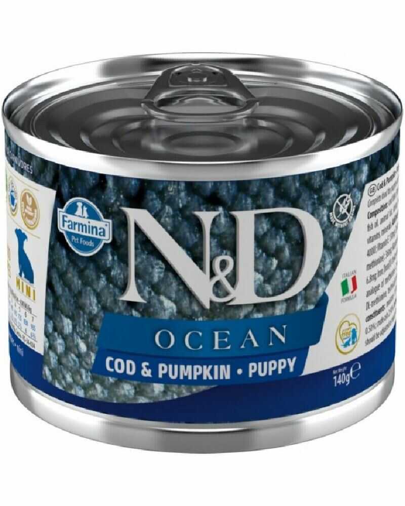 NyD Dog Ocean Cod y Pumpkin Puppy Mini 140 Gr