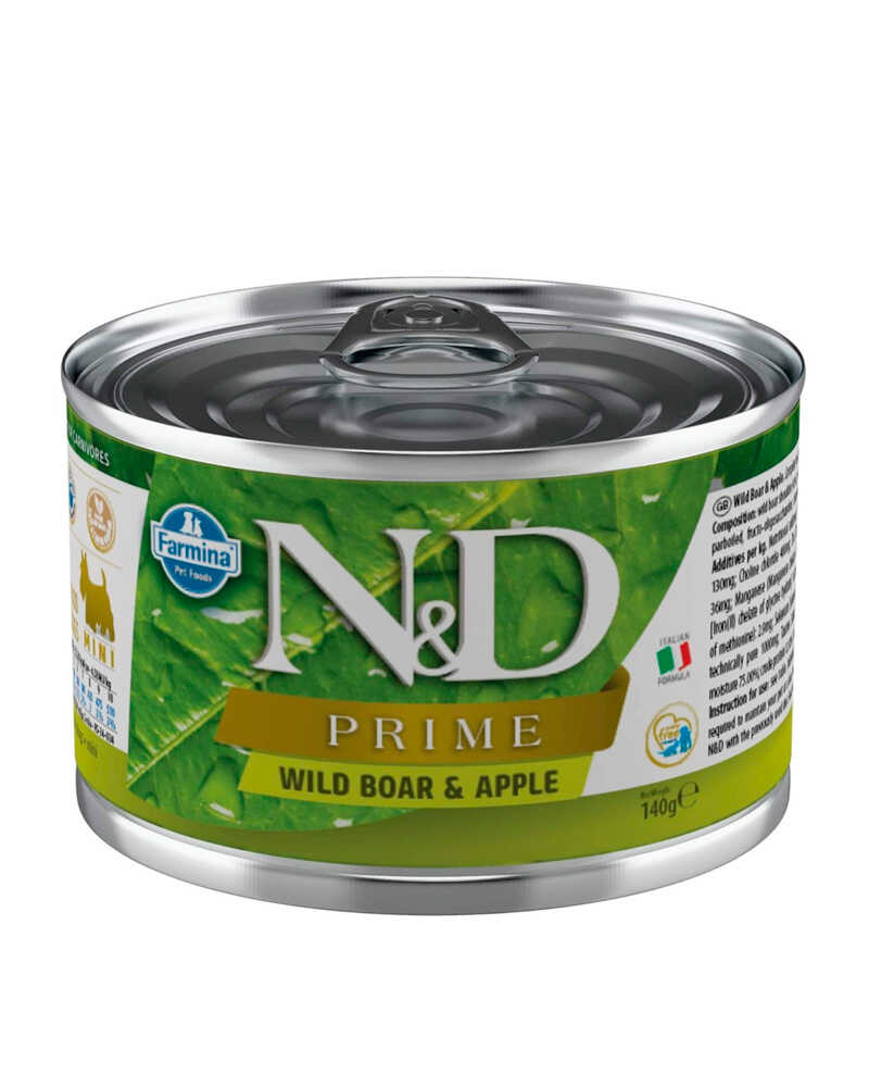 NyD Dog Prime Boar y Apple Mini 140 Gr