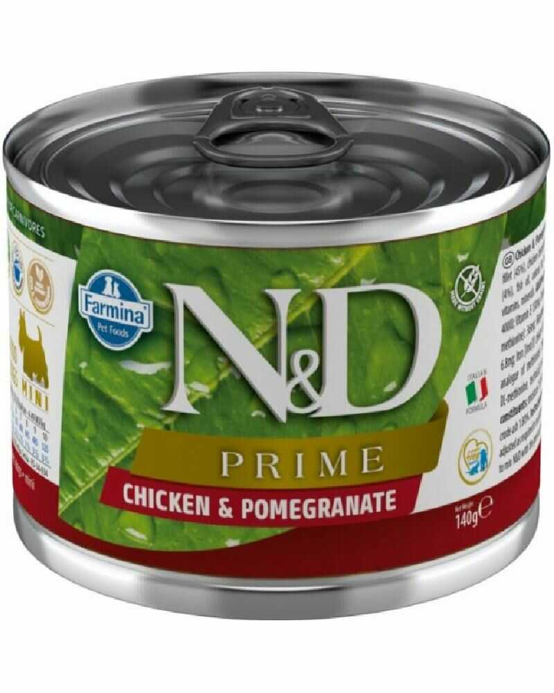 NyD Dog Prime Chicken y Pomegranate Mini 140 Gr