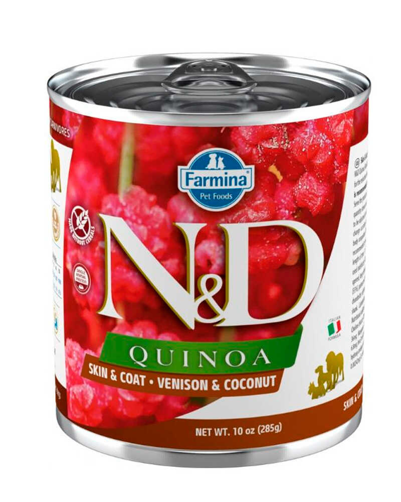 NyD Dog Quinoa Venison y Coconut 285 Gr