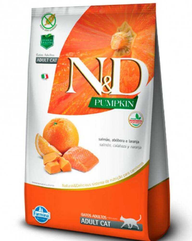 NyD Pumpkin Feline Adulto Salmón 1.5 Kg
