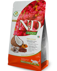 Thumbnail for NyD Quinoa Feline Adulto Skin Peixe 1.5 Kg