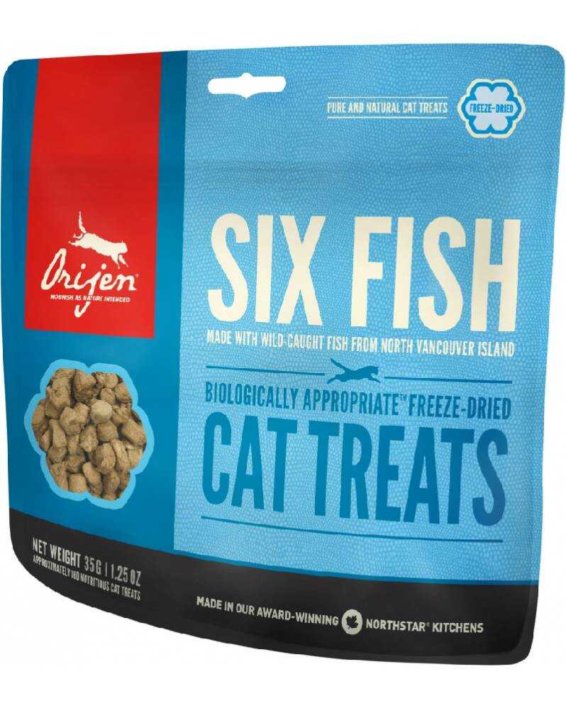 Orijen Treats Six Fish Gato 35 Gr