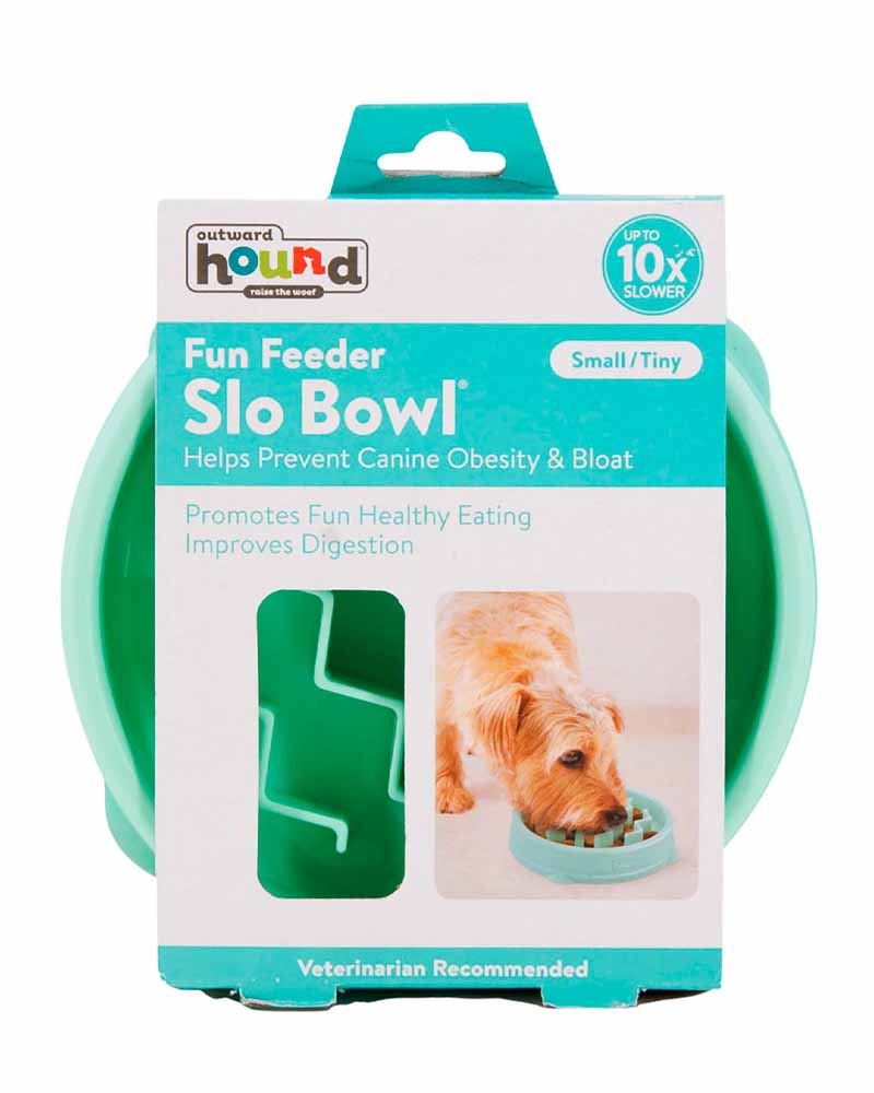 Outward Hound Comedero Lento Menta S Para Perros