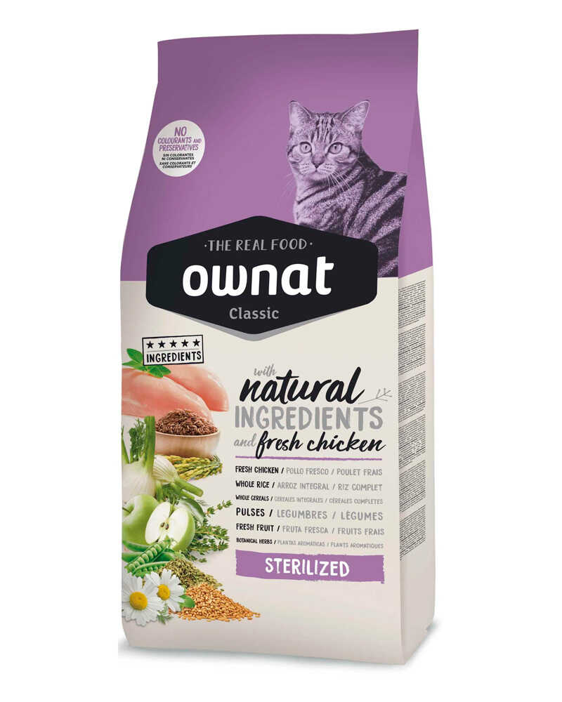 Ownat Classic Sterilized Cat 1.5 Kg