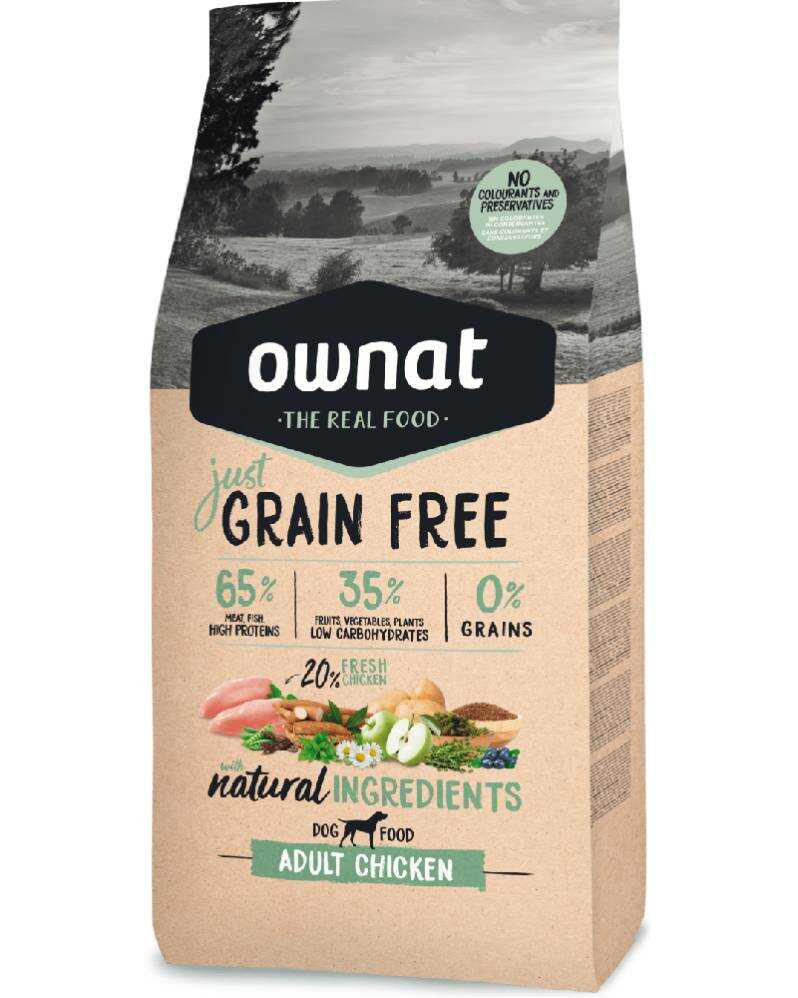 Ownat Just Grain Free Adult Chicken Dog 14 Kg
