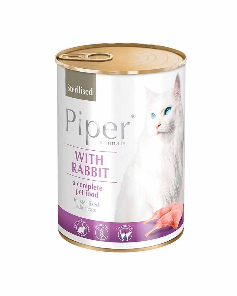 Piper Gato Sabor Conejo 400 Gr