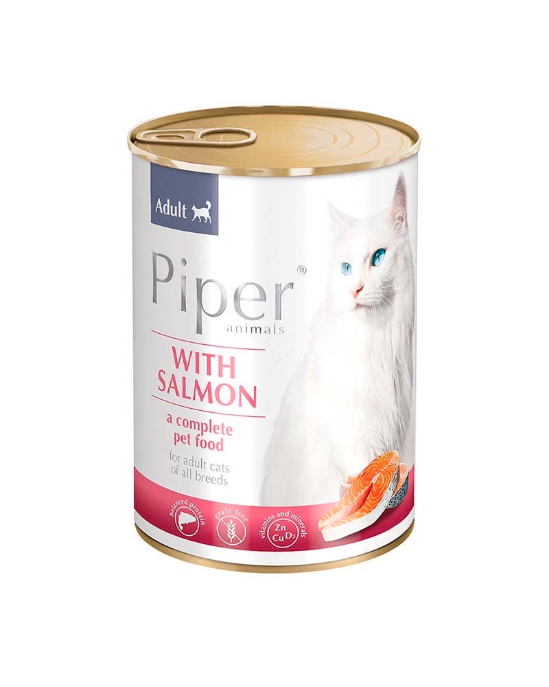 Piper Gato Sabor Salmón 400 Gr