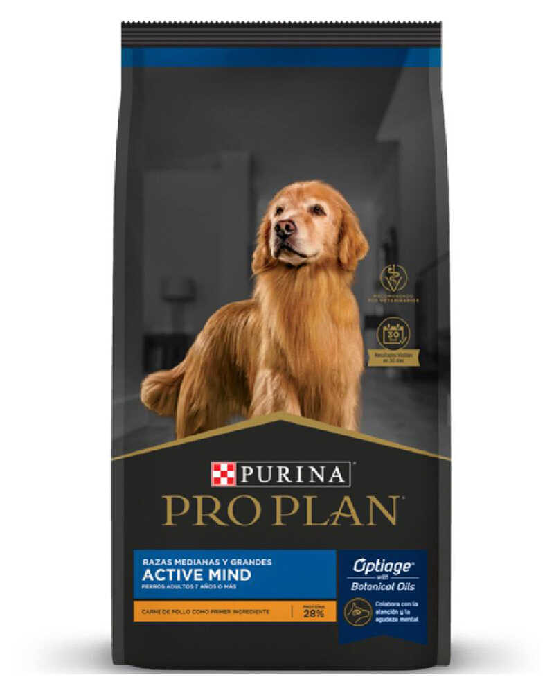 Pro Plan Active Mind Optiage Raza Mediana y Grande 15 Kg