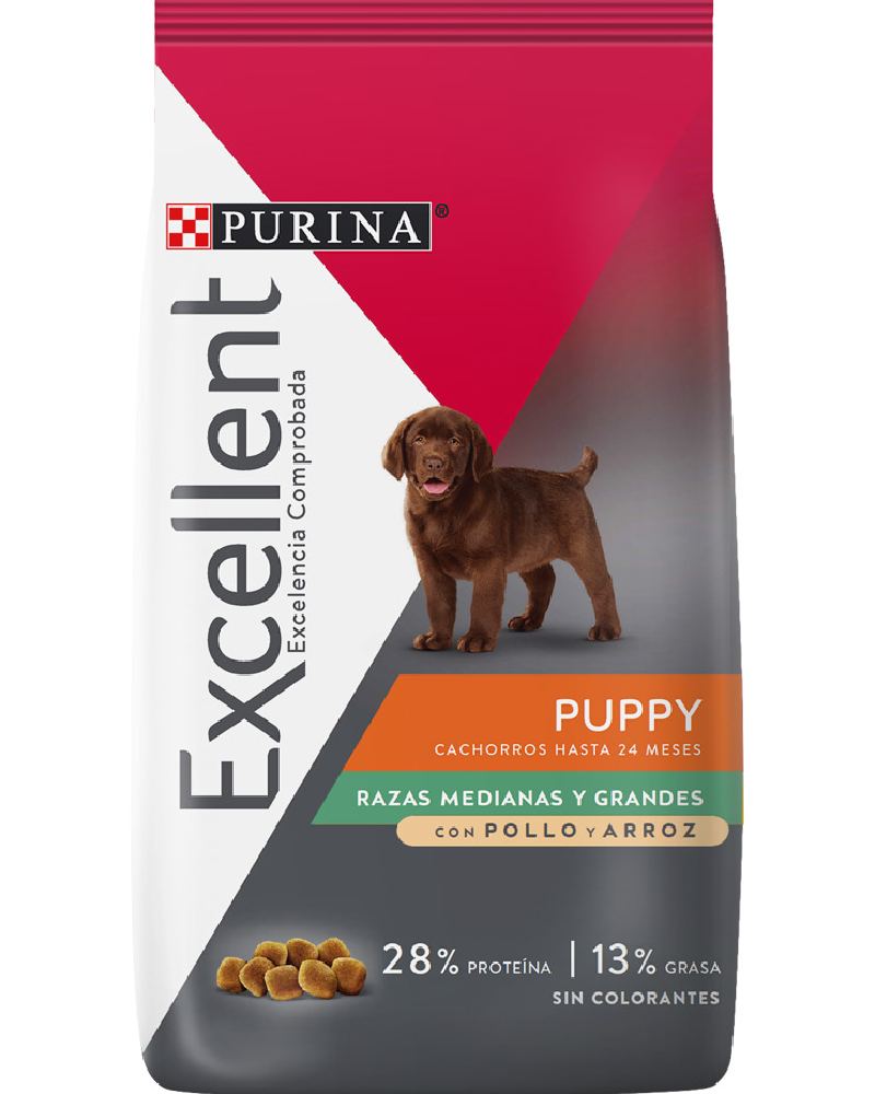 Purina Excellent Cachorro Raza Mediana y Grande 24 Kg