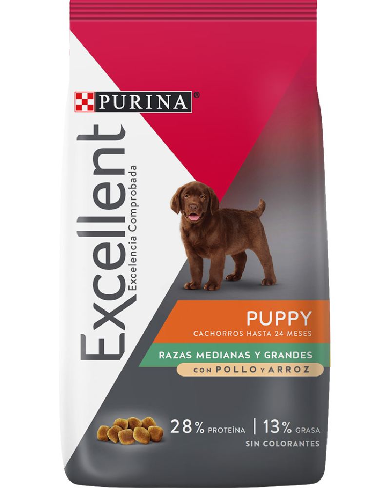 Purina Excellent Cachorro Raza Mediana y Grande 8 Kg