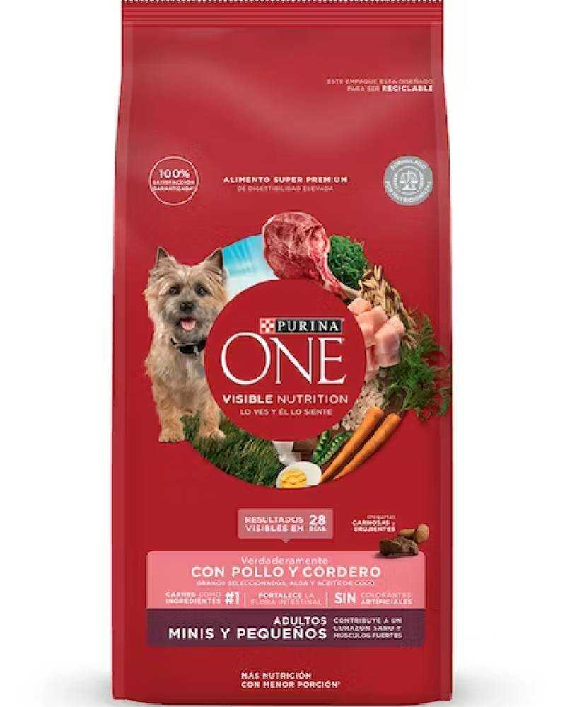 Purina One Adulto Mini Pequeño Carne 6 Kg