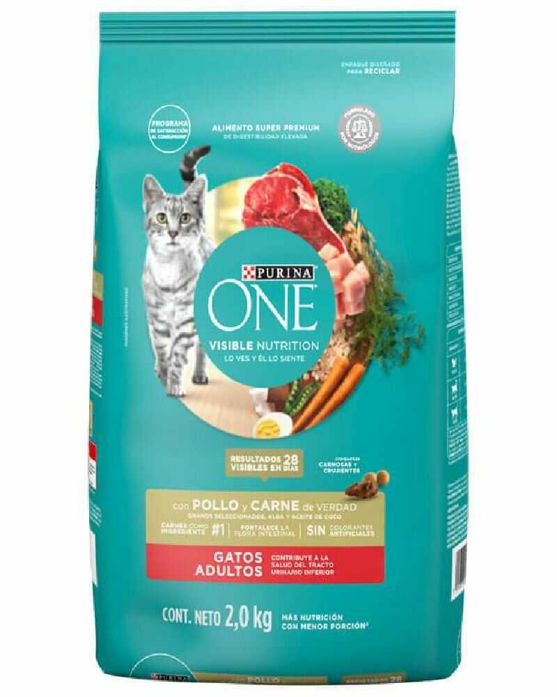 Purina One Gato Carne 2 Kg