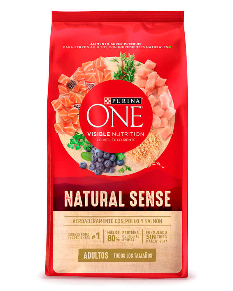 Purina One Natural Sense Adulto Pollo Salmón 2 Kg