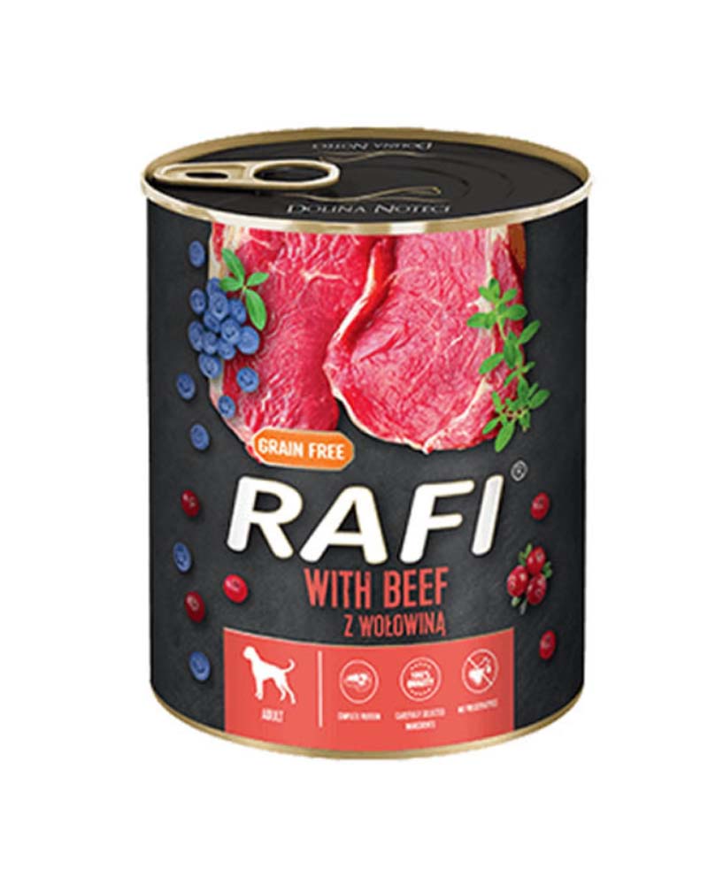 Rafi Lata Perro Adulto Beef Blueberry and Cranberry 400 Gr