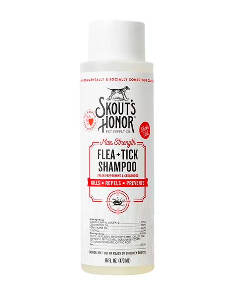 Skouts Honor Shampoo Pulgas y Garrapatas 473 ml