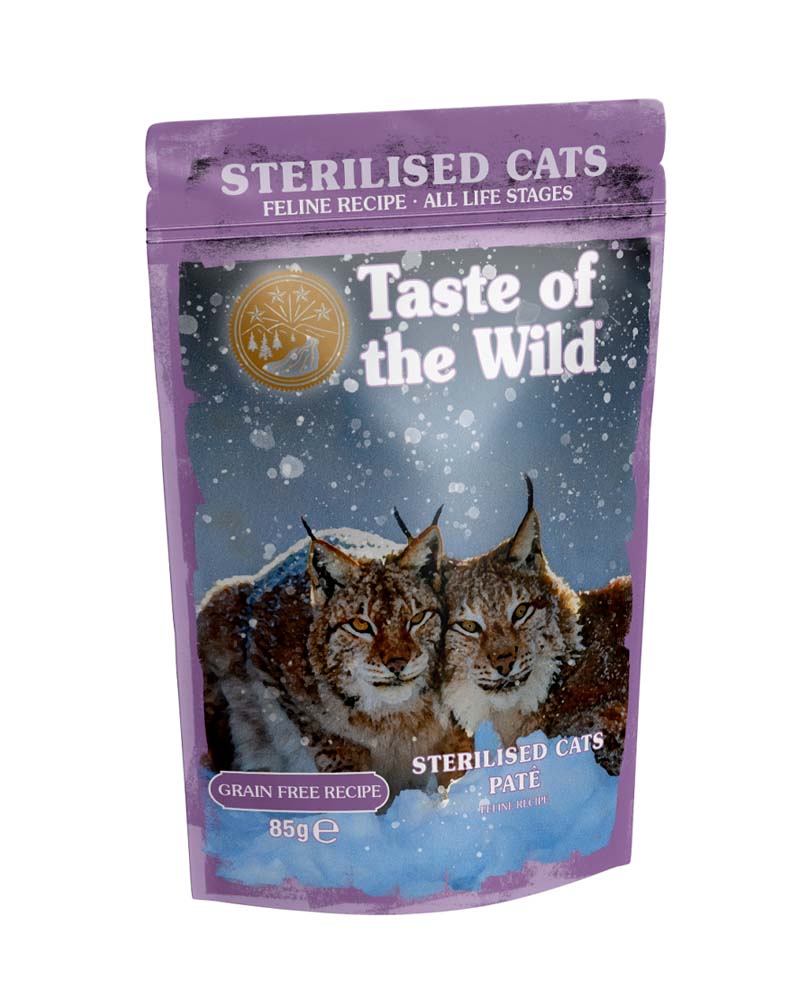 Taste of the Wild Paté Natural para Gatos Esterilizados 85 gr