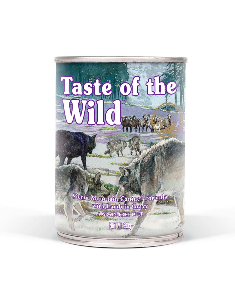 Taste of The Wild Sierra Mountain Cordero 390 Gr
