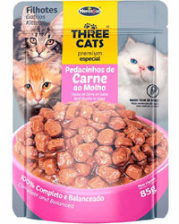 Thumbnail for Three Cats Sachet Original Gatito Carne 85 Gr x 12 Unidades