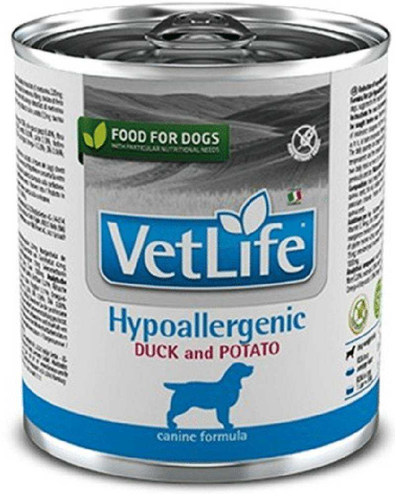 Vet Life Natural Diet Dog Hypoallergenic Duck y Potato 300 Gr