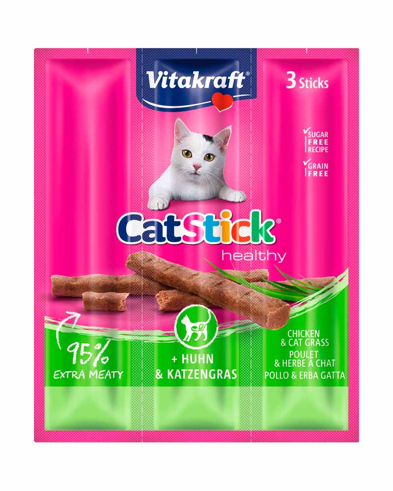Vitakraft Cat Stick Pollo Y Cat Grass