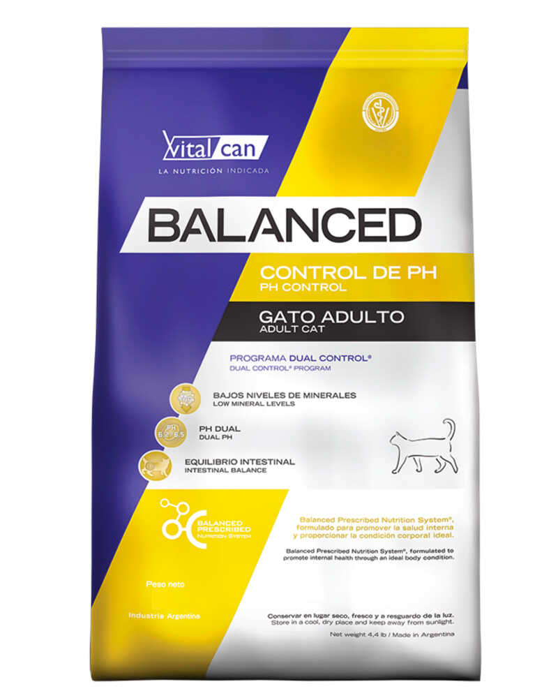 Vitalcan Balanced Gato Control Ph All Ages 2 Kg – EcológicoPet