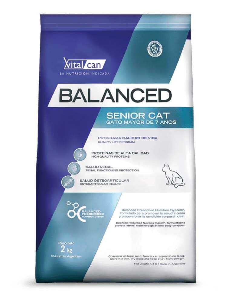 Vitalcan Balanced Gato Senior 7.5 Kg