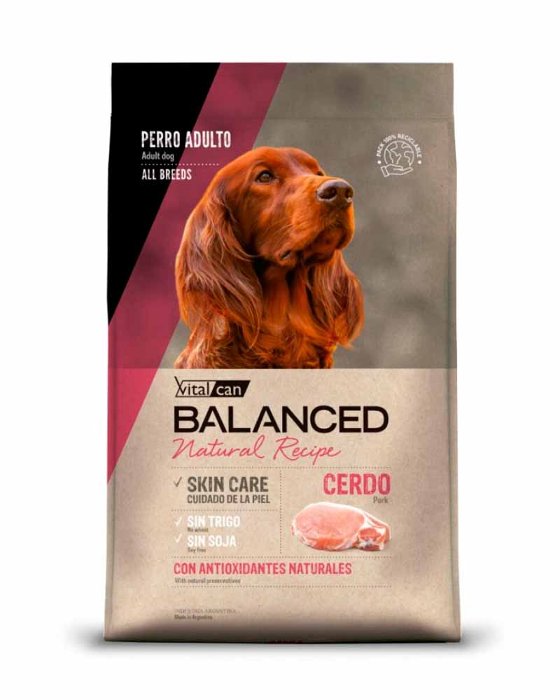 Vitalcan Balanced Natural Recipe Cerdo 15 Kg