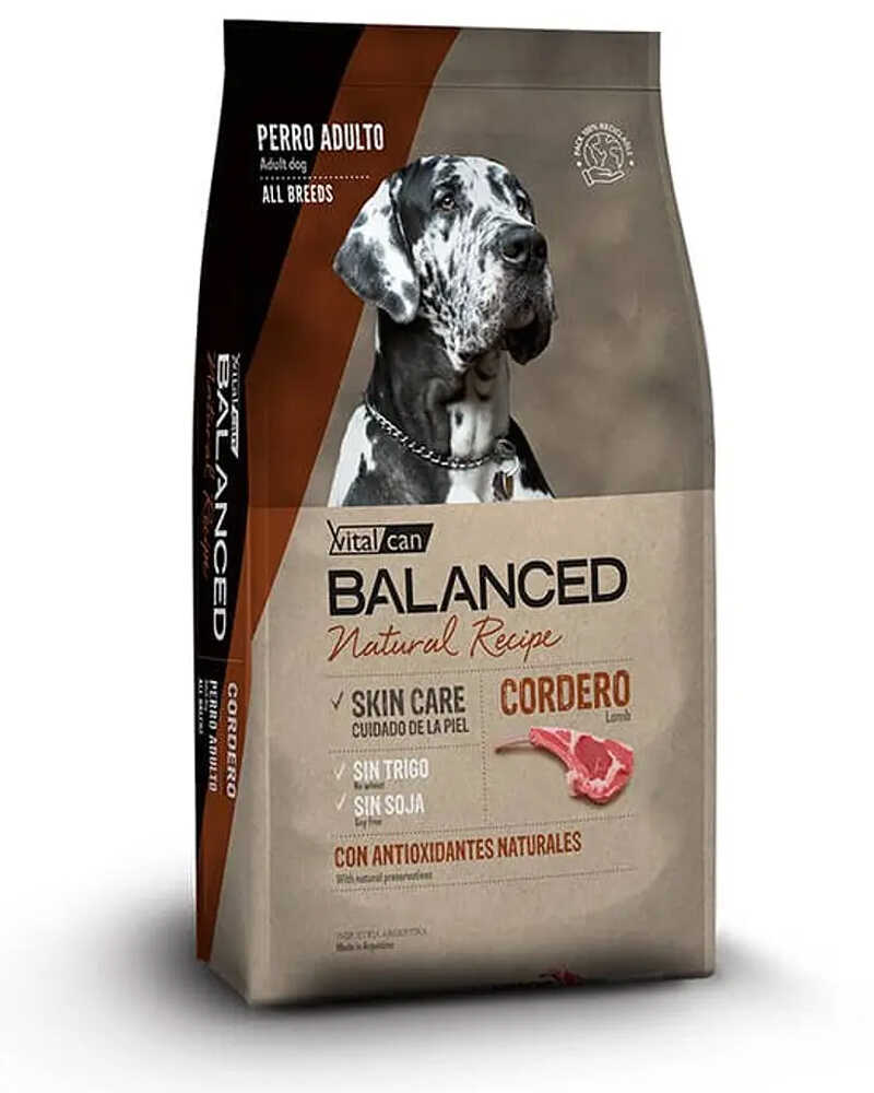 Vitalcan Balanced Perro Adulto Exclusive Recipe Cordero y Arroz 15 Kg