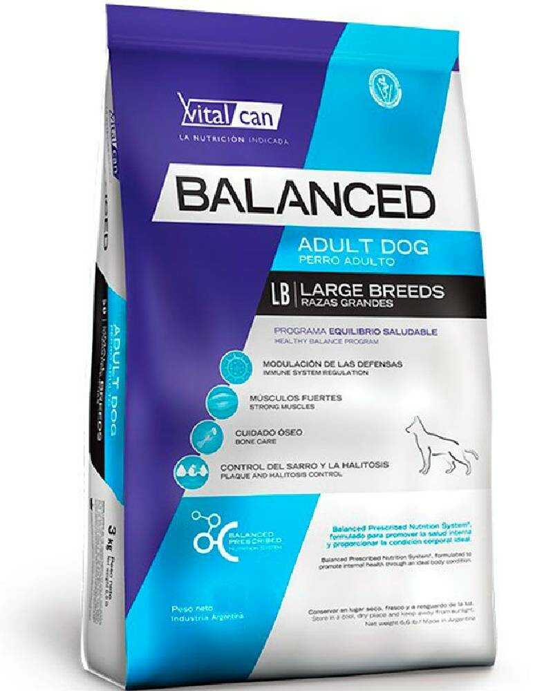 Vitalcan Balanced Perro Adulto Raza Grande 15 Kg