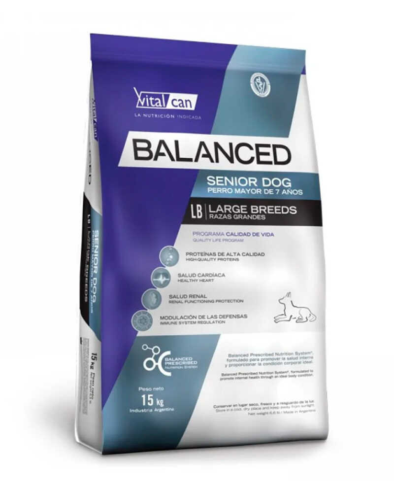 Vitalcan Balanced Perro Senior Raza Grande 3 Kg