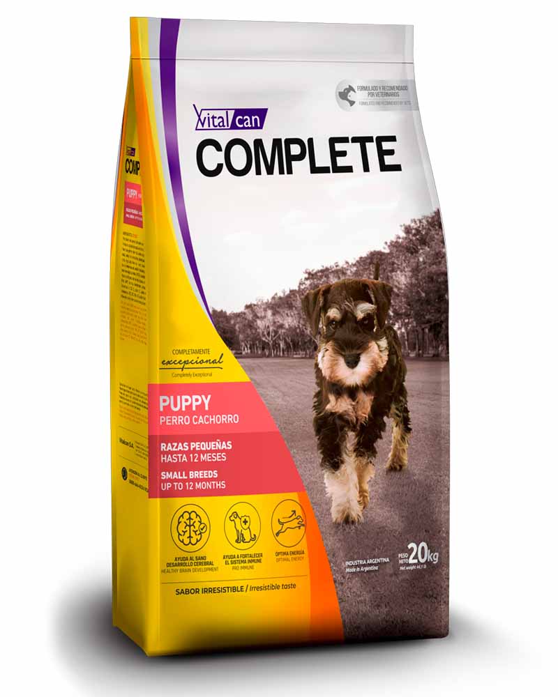 Vitalcan Complete Perro Cachorro Raza Pequeña 20 Kg