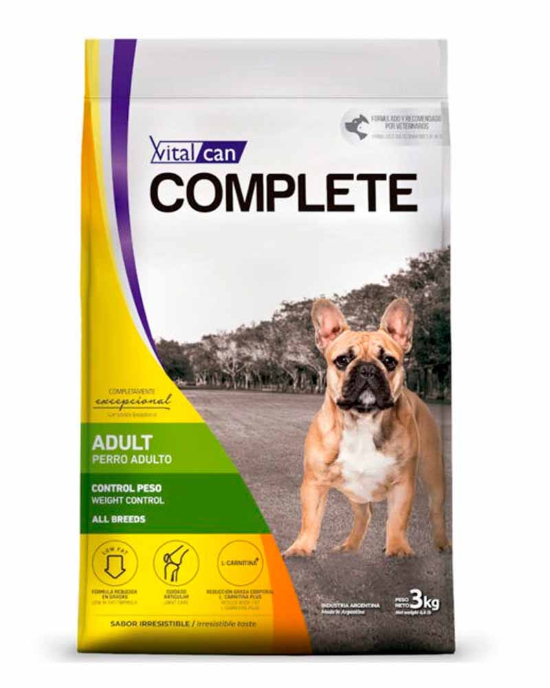 Vitalcan Complete Perro Control Peso 3 Kg