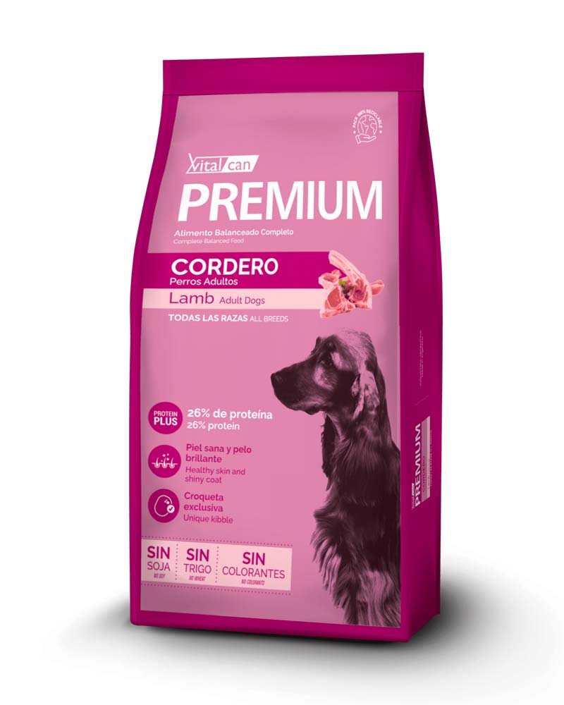 Vitalcan Premium Perros Adultos Cordero 20 Kg