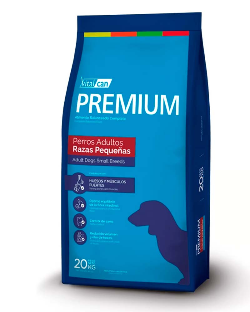 Vitalcan Premium Perros Adultos Razas Pequeñas 20 Kg
