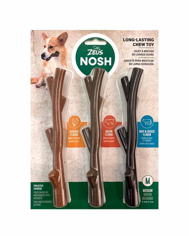 Zeus Nosh Sticks Masticables 3 Sabores